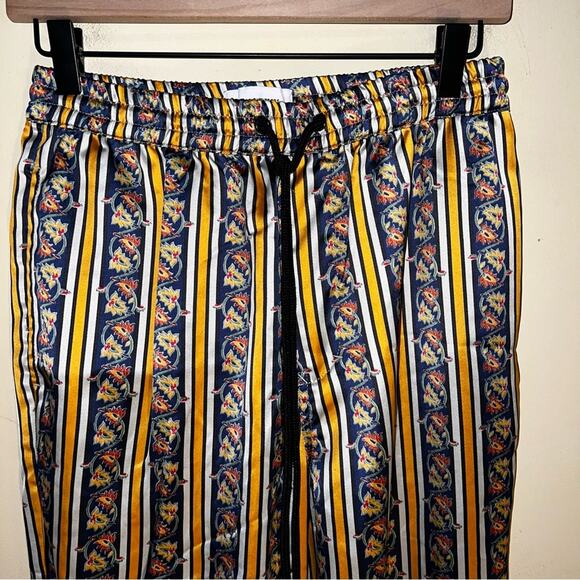 URBAN OUTFITTERS floral satin eclectic drawstring joggers S - Picture 2 of 5